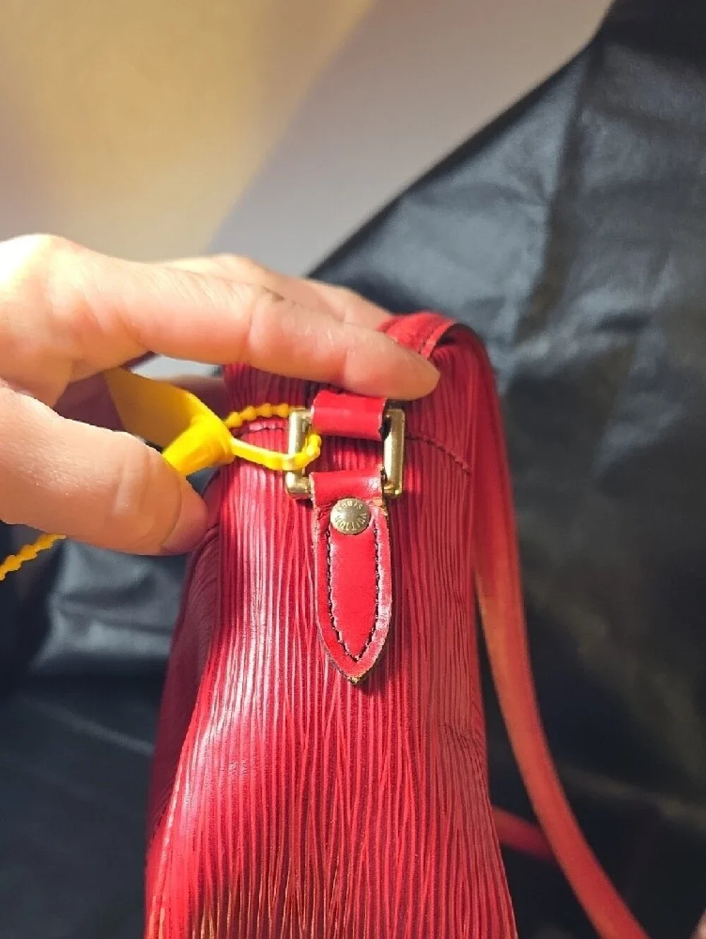 Vintage Louis Vuitton Red Epi Leather Crossbody
